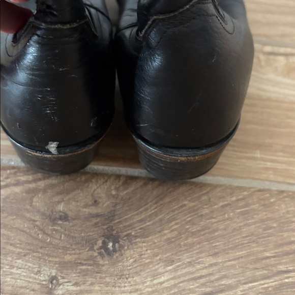 Justin Mens boots sz 10.5 D Style 1434 Western leather rodeo mid calf Black - Picture 7 of 7